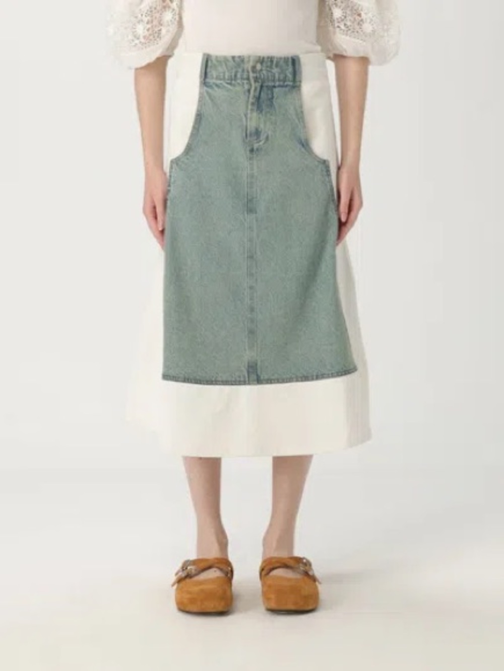 Sea New York Liam Denim Skirt - NWT - Size 6 - Picture 7 of 7